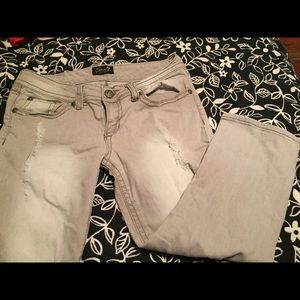 7 For All Mankind gray jeans